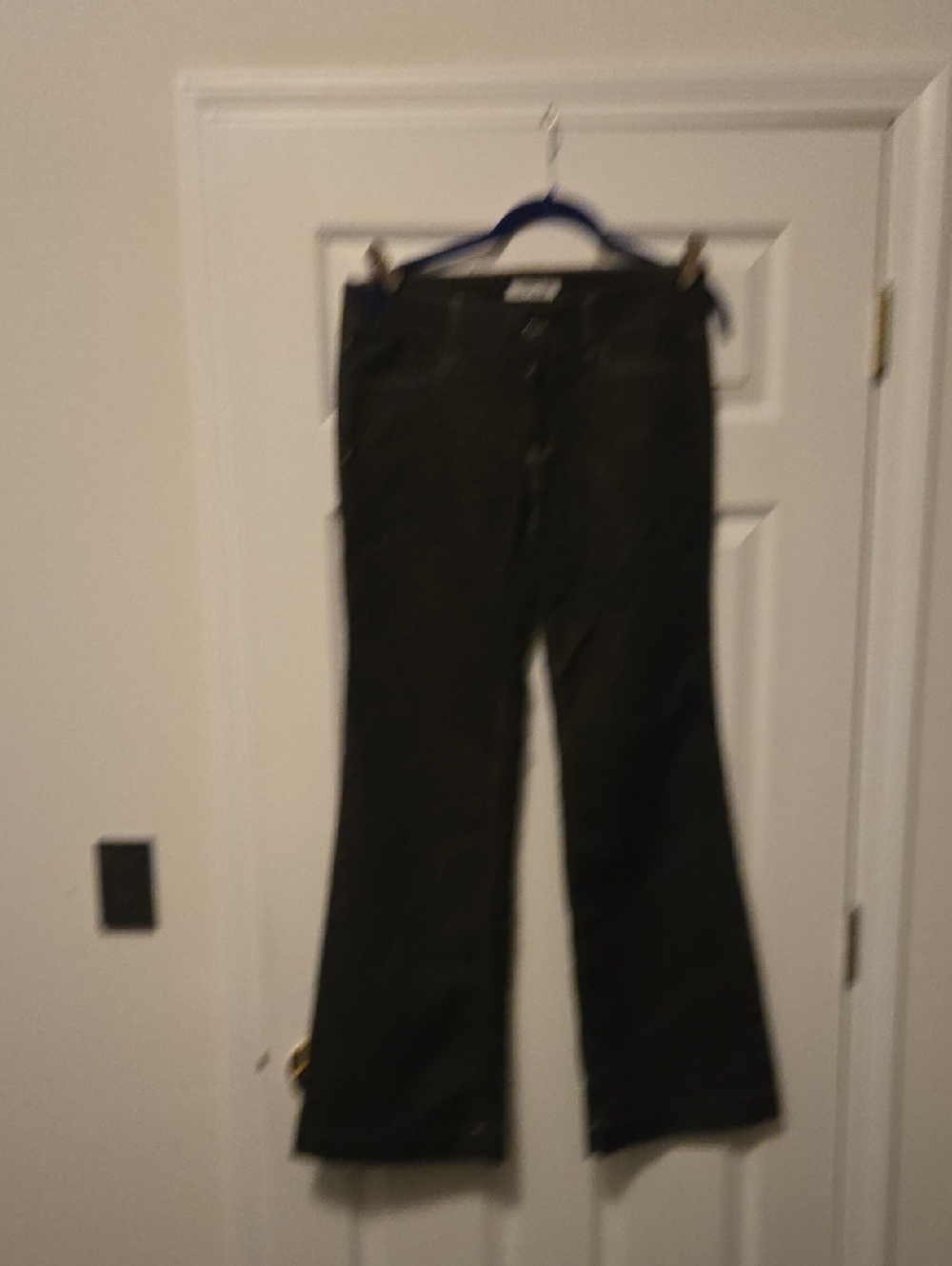 White House Black Market Black Wide-Leg Flare Jeans